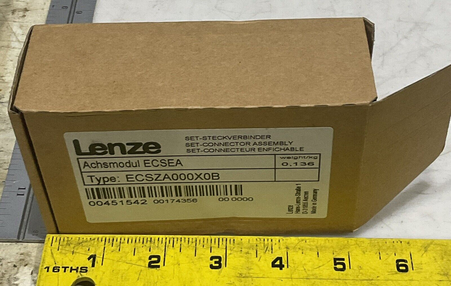 LENZE ECSZA000X0B SERVO DRIVE ASSEMBLY TERMINAL CONNECTION KIT U3S