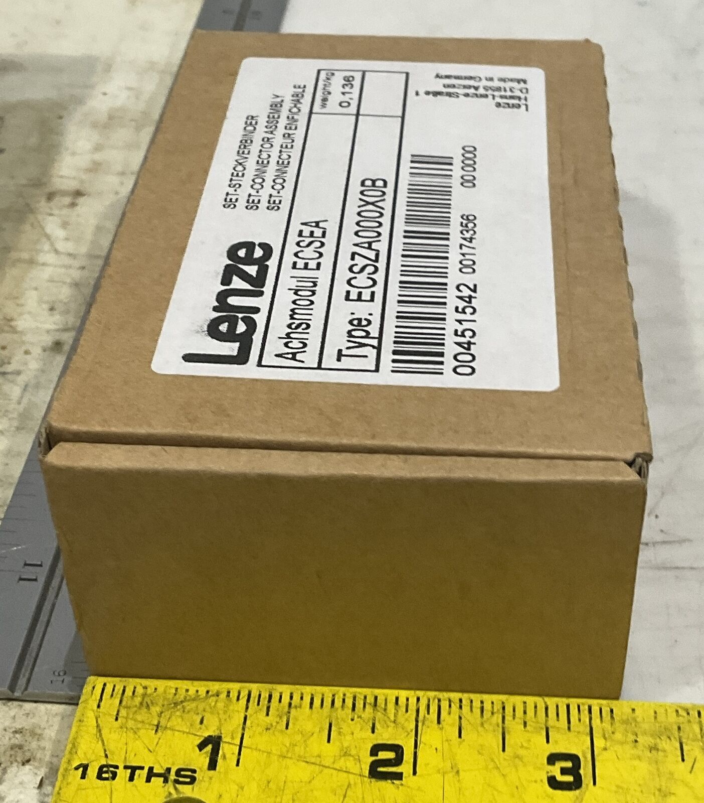 LENZE ECSZA000X0B SERVO DRIVE ASSEMBLY TERMINAL CONNECTION KIT U3S