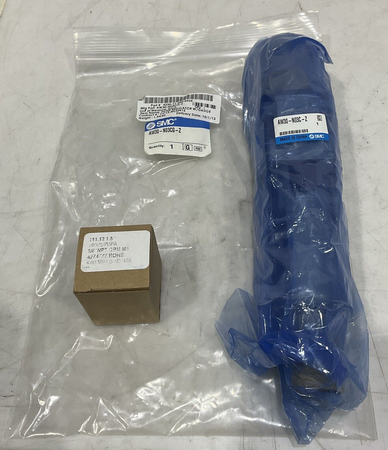 SMC AW30-N03CG-Z FILTER REGULATOR U3S