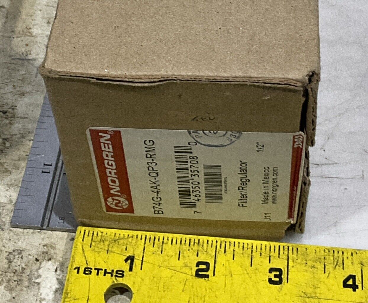 NORGREN B74G-4AK-QP3-RMG FILTER/REGULATOR U3S