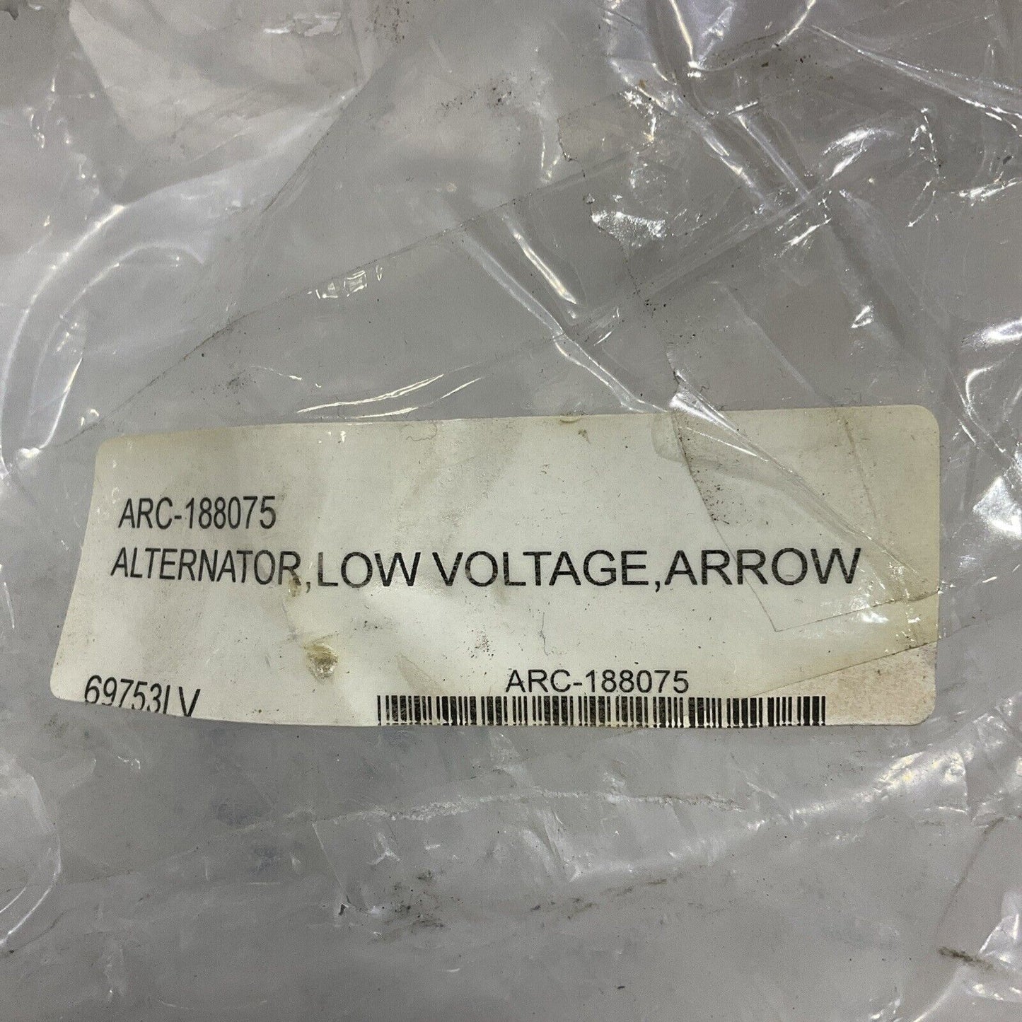 ARROW ENGINE 69753LV ARC-188075 LOW VOLTAGE ALTERNATOR U4M