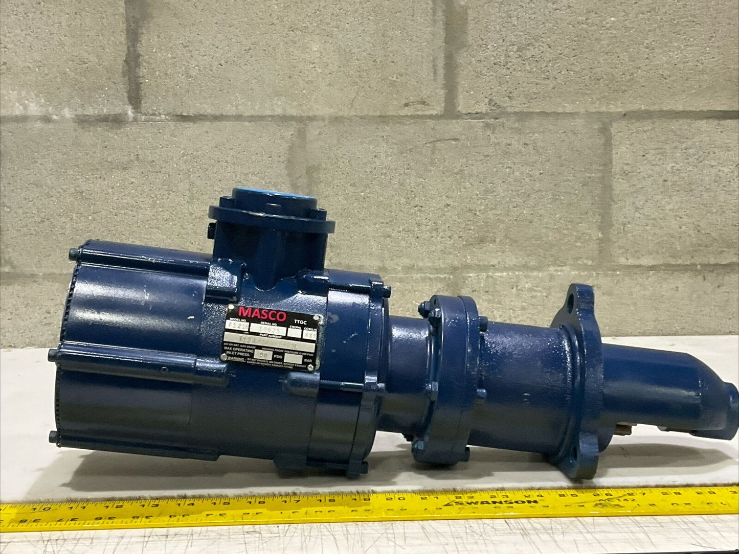 MASCO T121B T121-60001-B21 PNEUMATIC TURBO STARTER 90 PSIG U4M