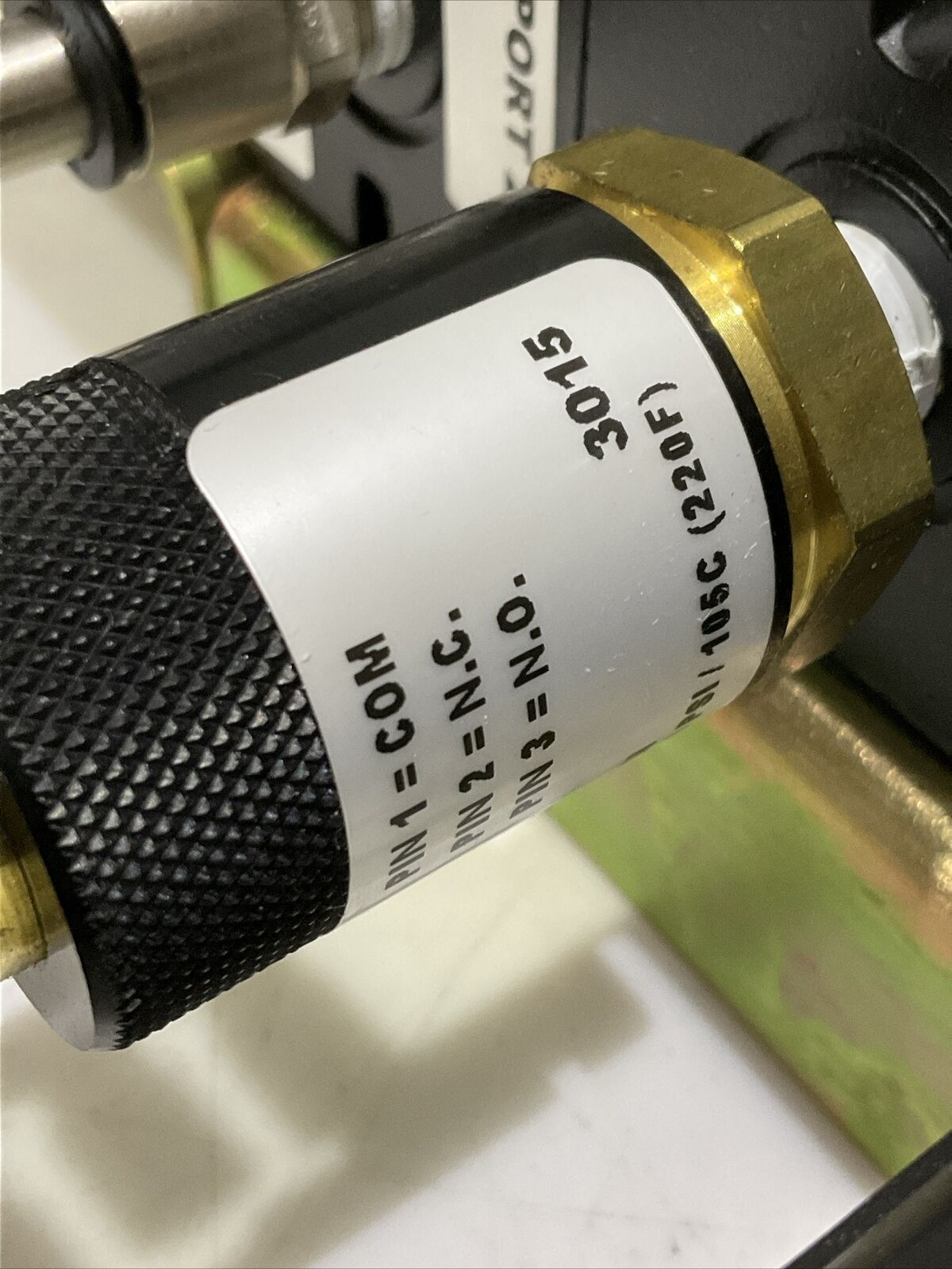 PARKER PNEUMATIC SUPPLY PANEL R75-02A PPS1-1C3-RHM PID-590JJ 55B-11-PI-590JJ U3S