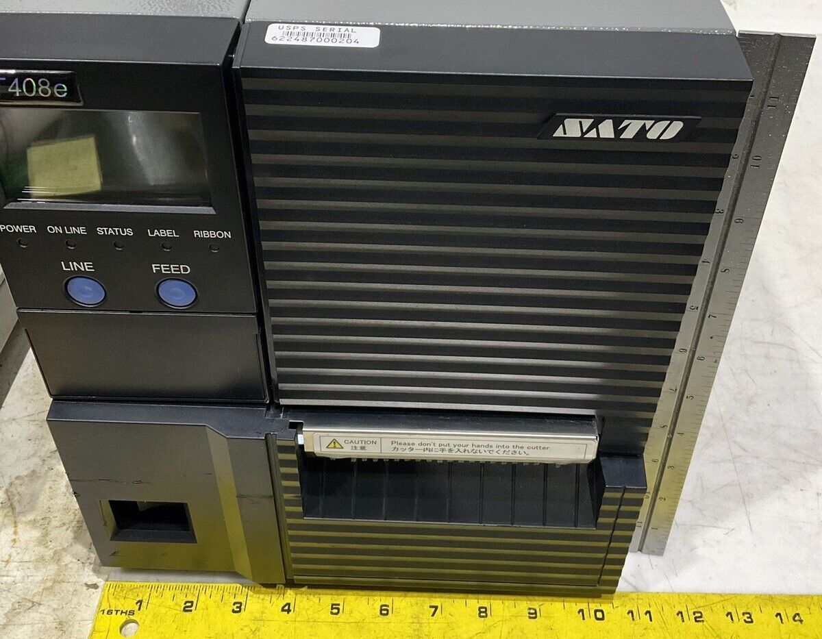 SATO GT408E THERMAL BARCODE PRINTER U3S