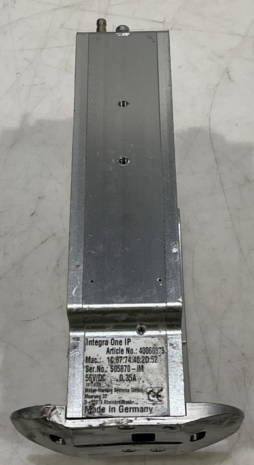 MARKOPRINT INTEGRA ONE IP 40060375 56V 35A INKJET COMPACT THERMAL PRINTER U4M