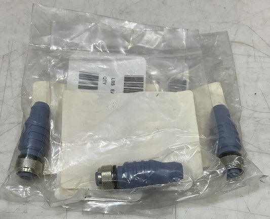 TURCK RKE 57-TR2 U2251-5 STRAIGHT FEMALE LARGE PLUG BODY LOT OF 3 U3S