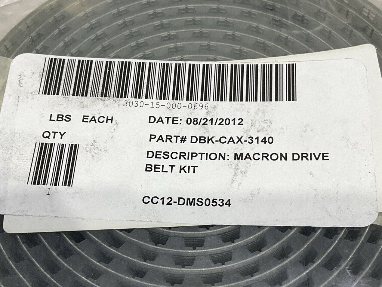 MACRON DBK-CAX-3140 DRIVE BELT KIT U3S