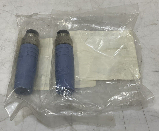 TURCK BSM 5-TR TERMINATING RESISTER MALE CONNECTOR LOT OF 2 U3S