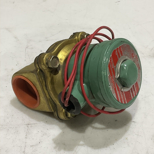 ASCO EF80171 F511009 EF8210B55 SOLENOID VALVE 150/125 PSI 15.4 W 1-1/4 PIPE 120V
