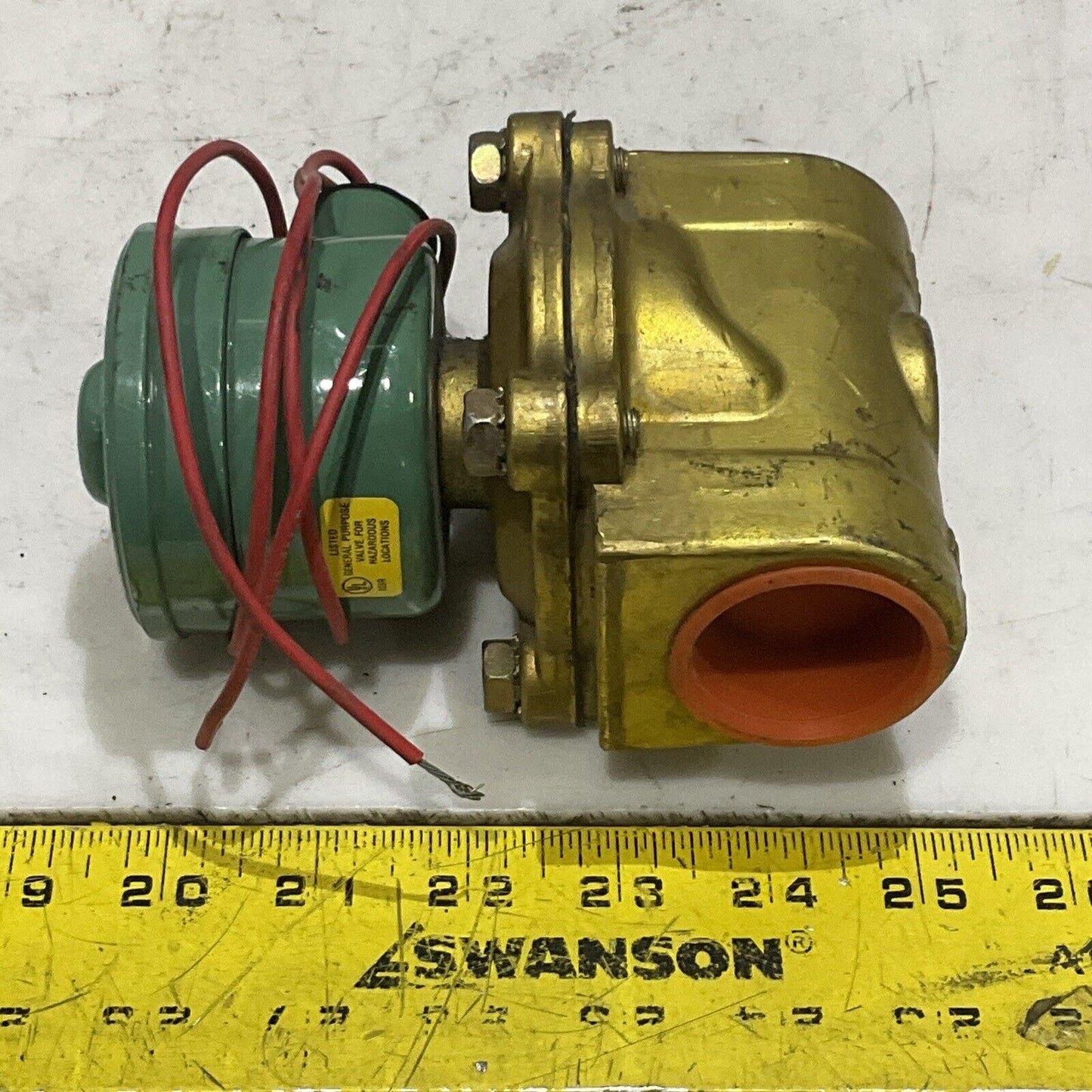 ASCO EF80171 F511009 EF8210B55 SOLENOID VALVE 150/125 PSI 15.4 W 1-1/4 PIPE 120V