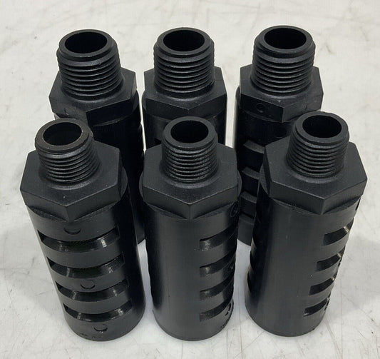 ARROW PNEUMATICS SQF-3 SUPER QUIETFLOW MUFFLER LOT OF 6 U3S