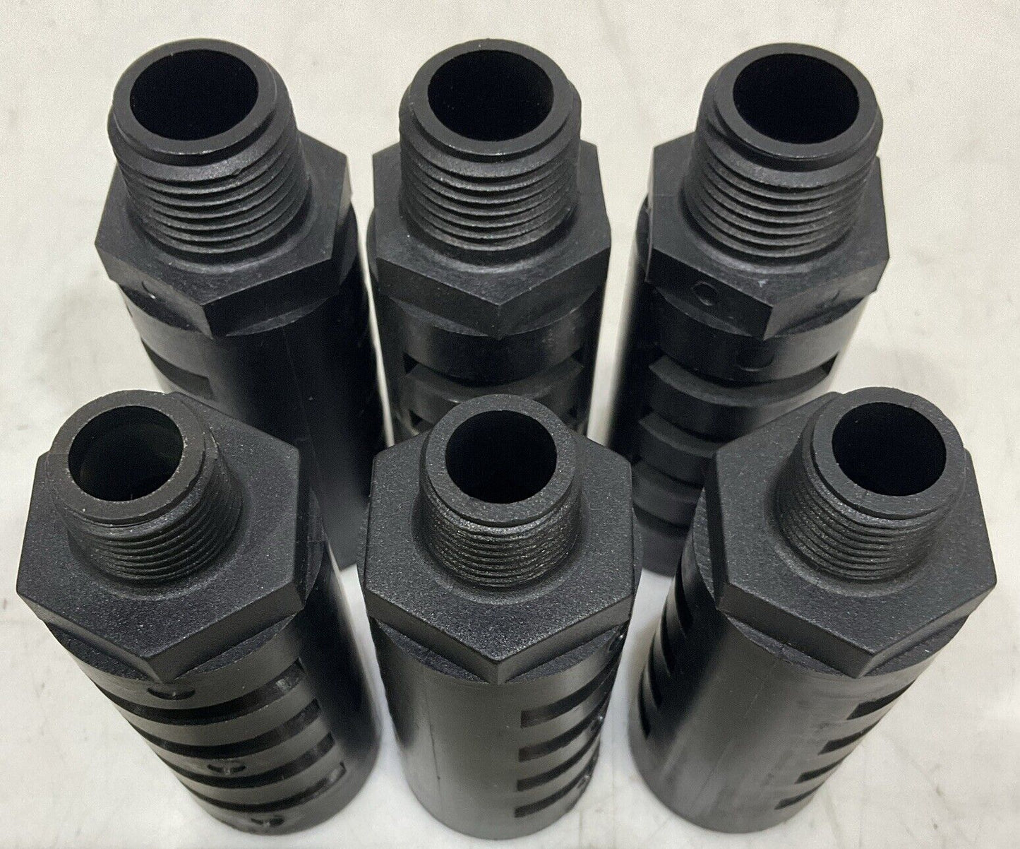 ARROW PNEUMATICS SQF-3 SUPER QUIETFLOW MUFFLER LOT OF 6 U3S
