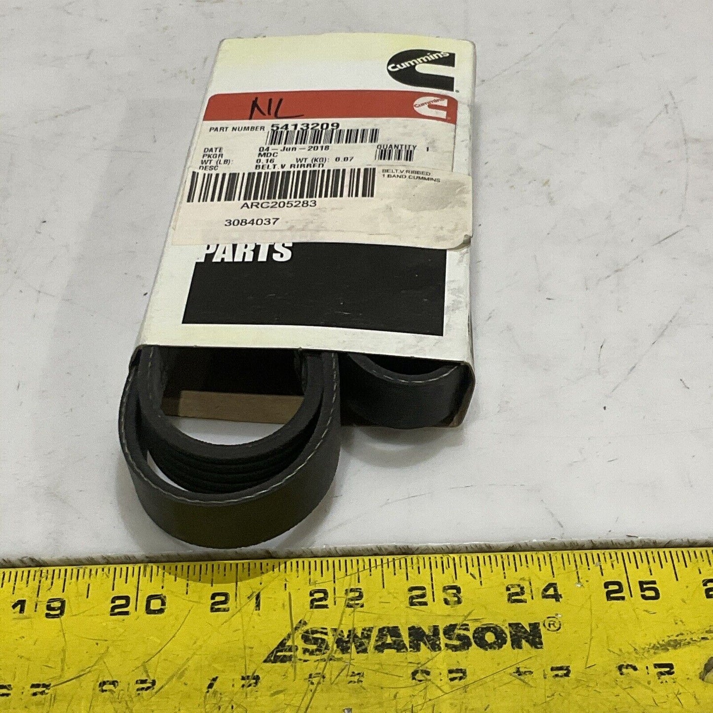 CUMMINS 5413209 V RIBBED BELT U4M