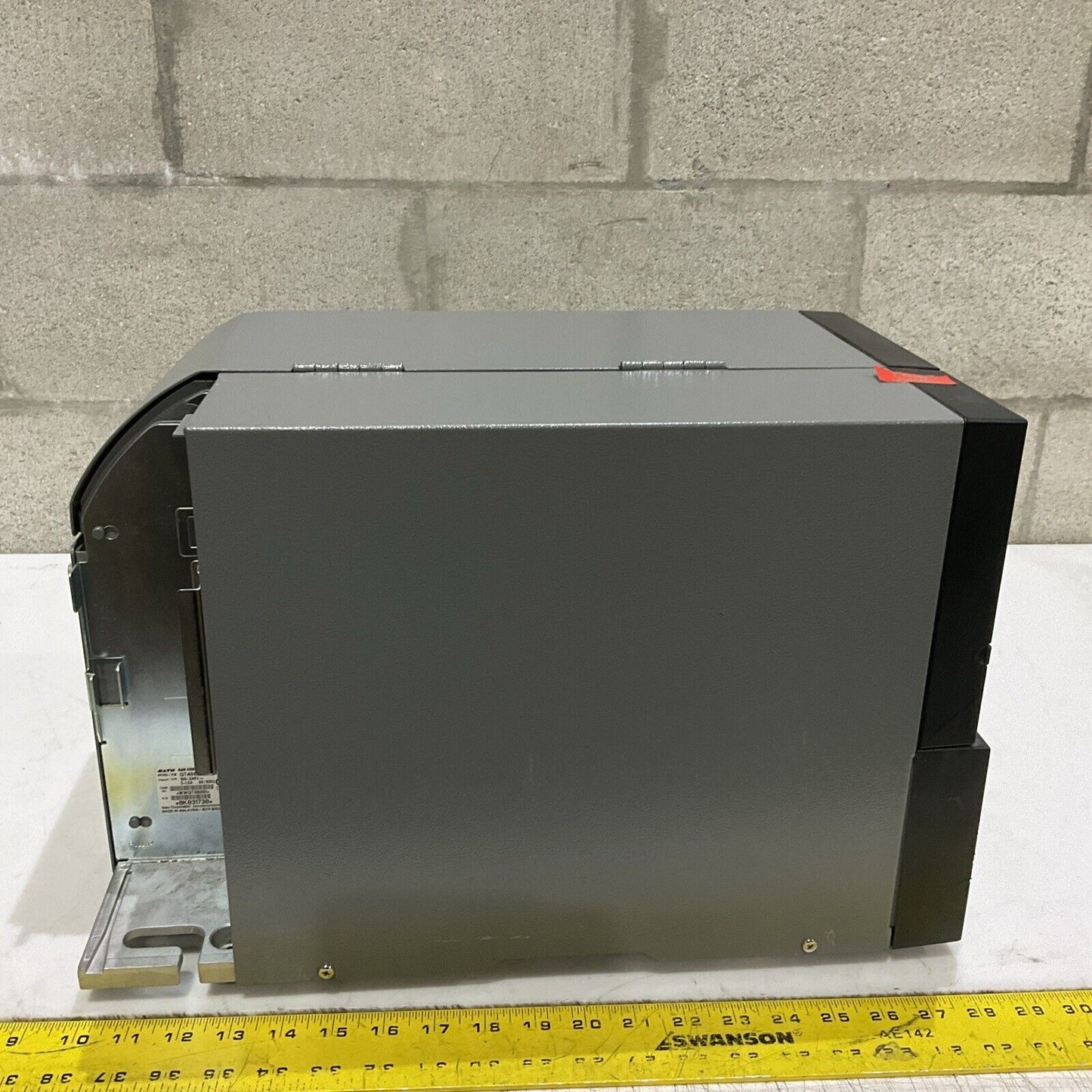 SATO GT408E BAR CODE PRINTER 240V 1.5 A 50/60 HZ U3S