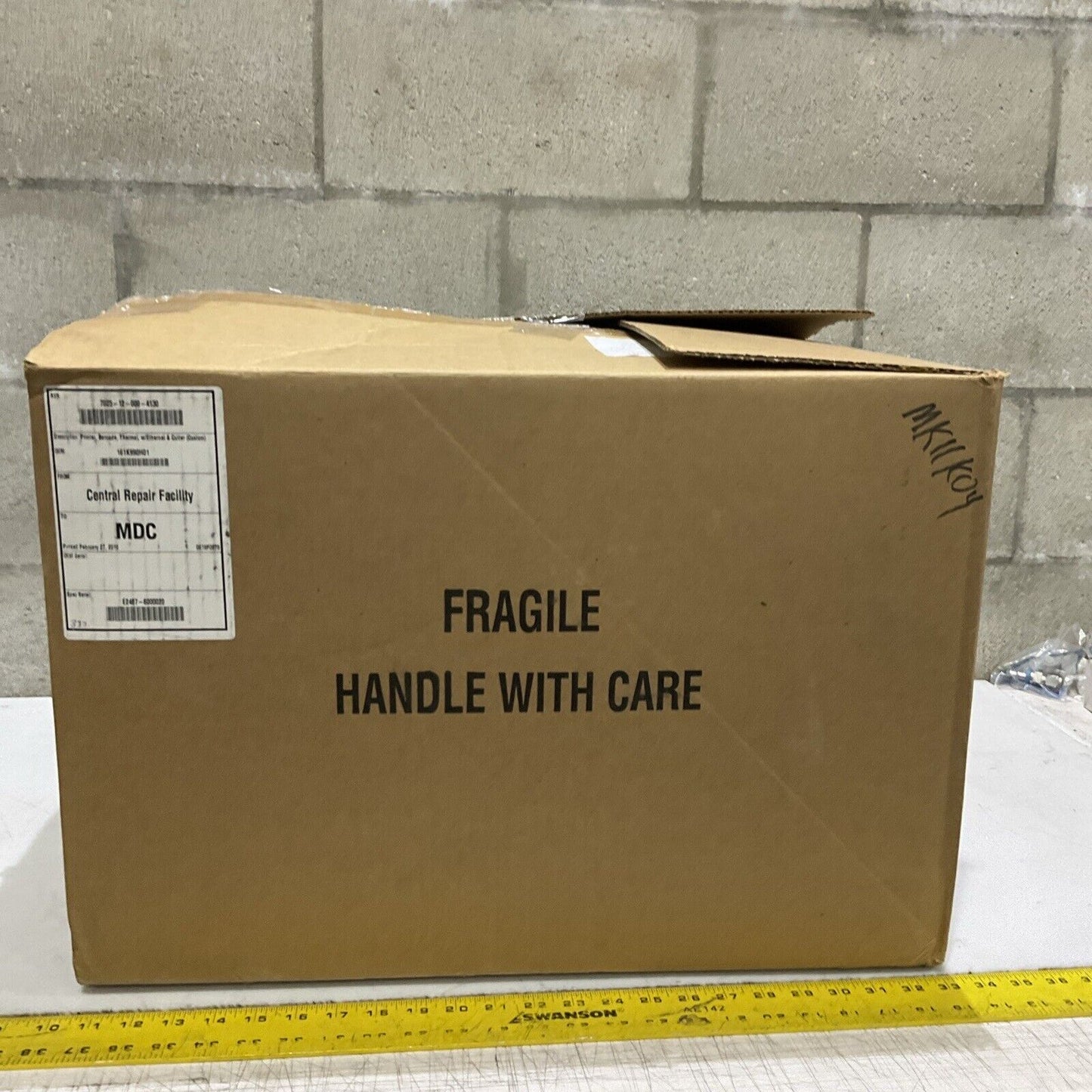 SATO GT408E BAR CODE PRINTER 240V 1.5 A 50/60 HZ U3S