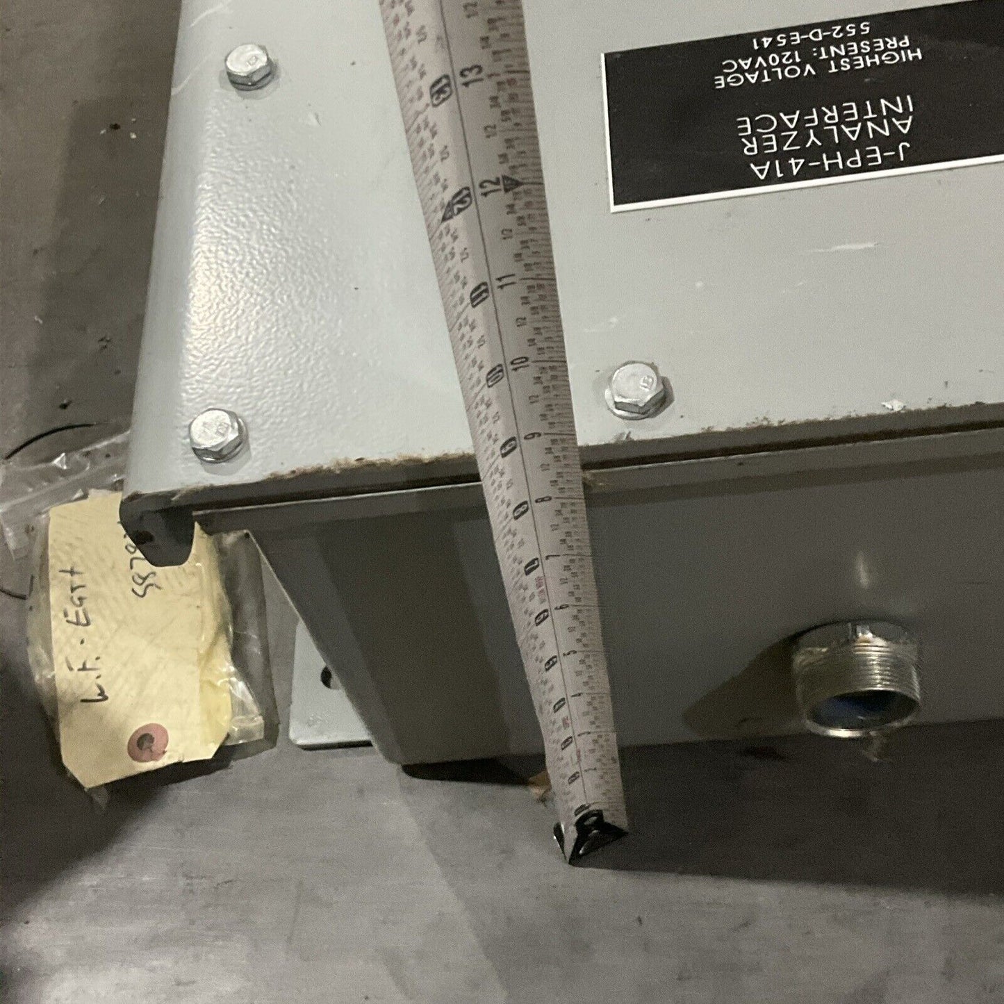 J-EPH-41A ANALYZER INTERFACE FOR PRESSURIZATION SYSTEM CDM
