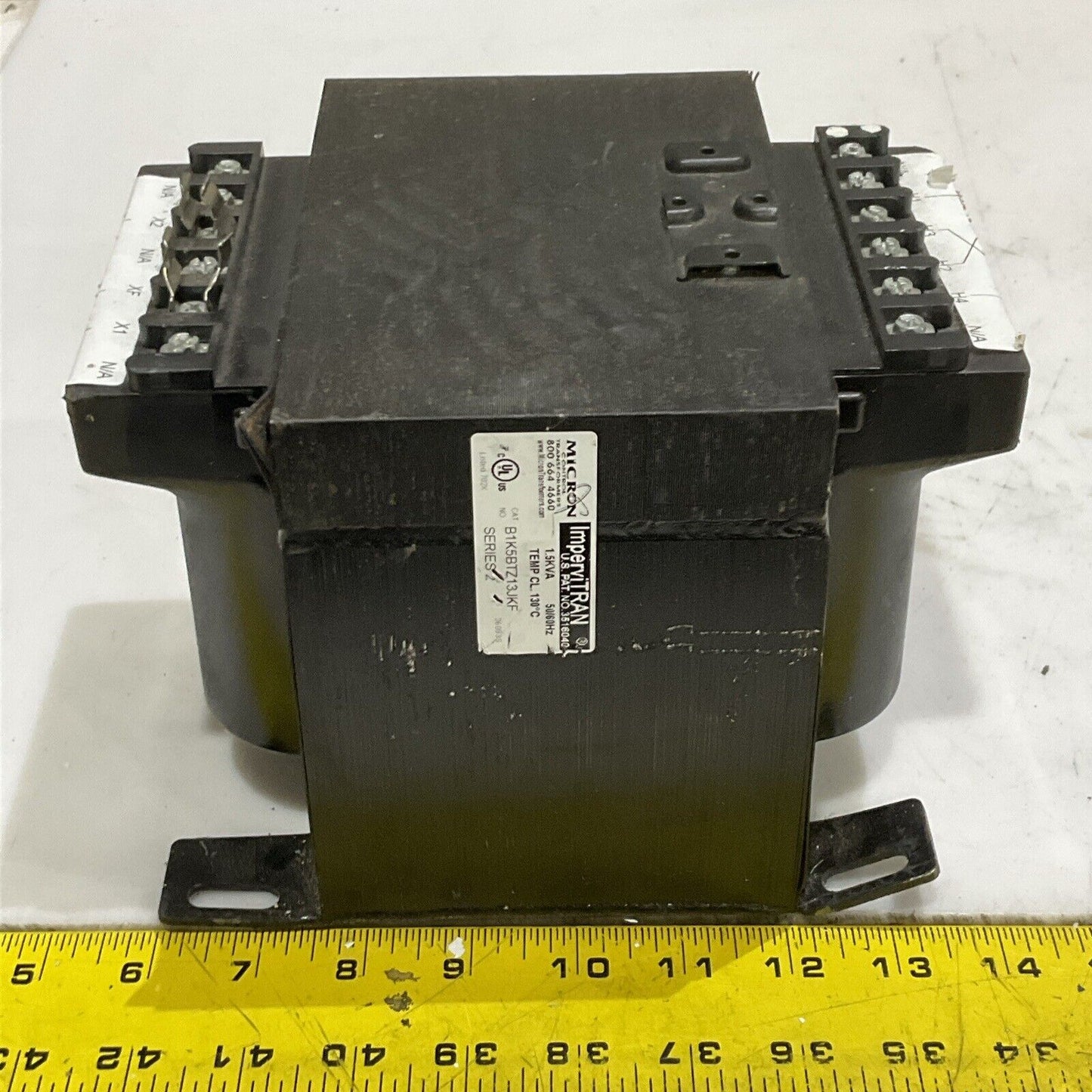 MICRON B1K5ABTZ13JKF TRANSFORMER 1.5KVA 50/60HZ SERIES 2 U4M
