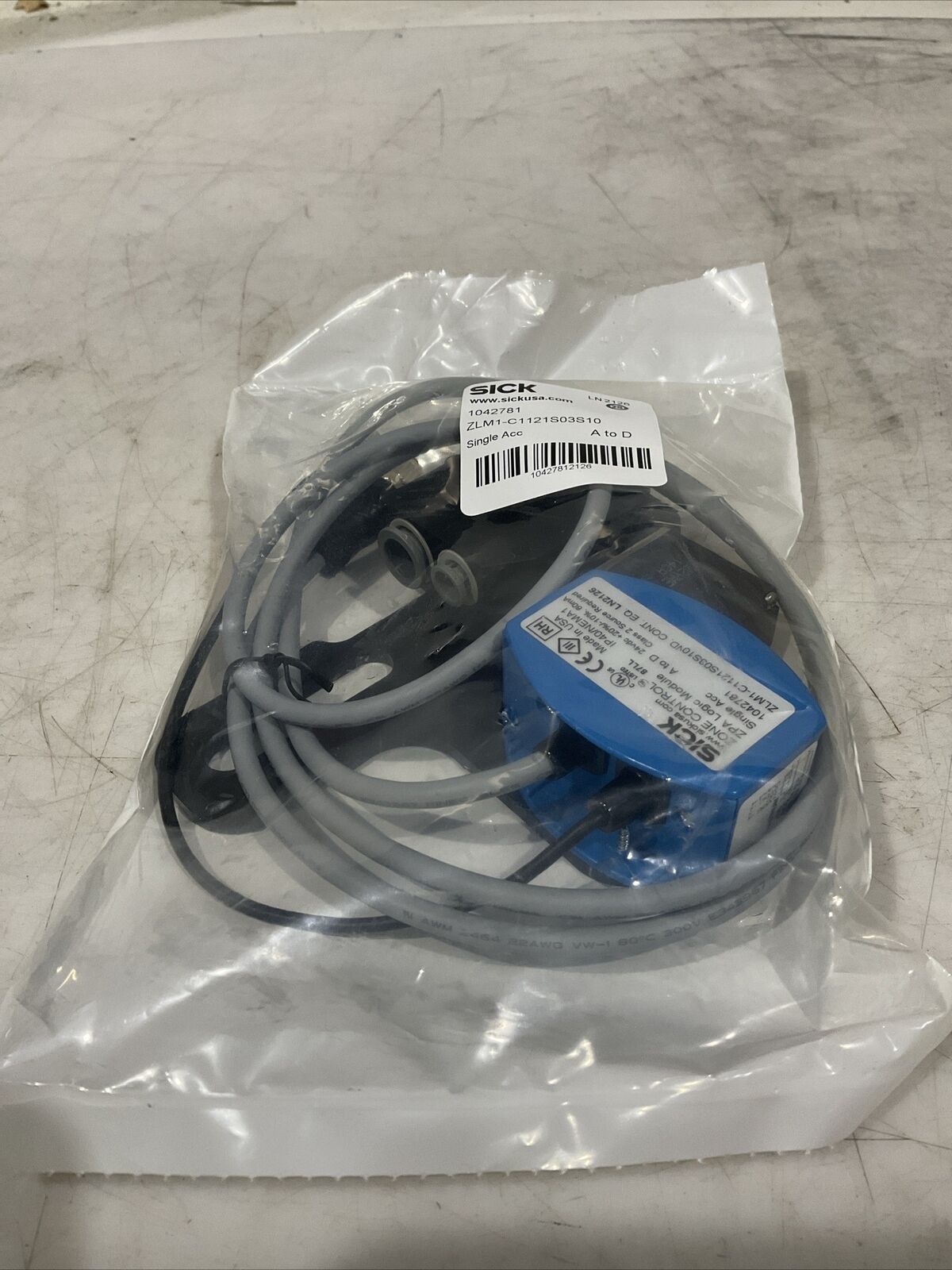 SICK ZLM 1-C1121S03S10 ZPA LOGIC MODULE 1042781 ZONE CONTROL U3S