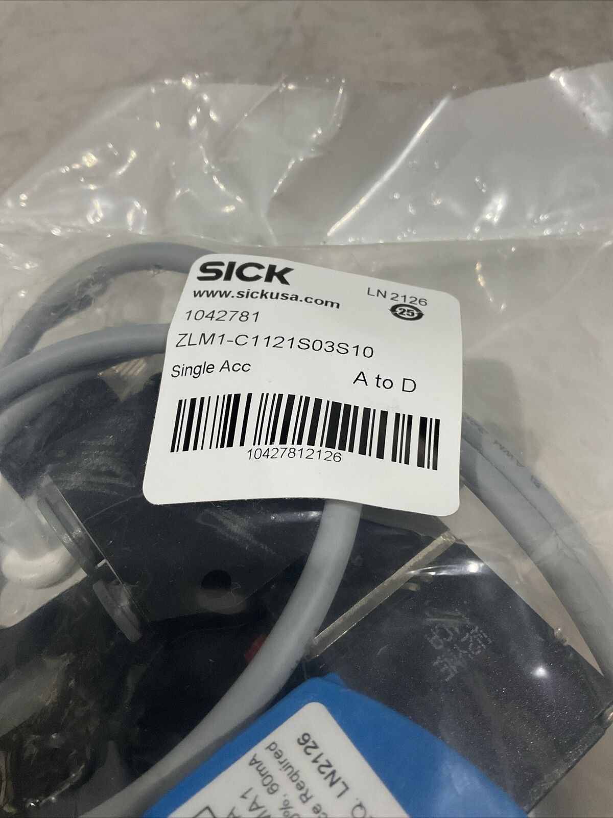 SICK ZLM 1-C1121S03S10 ZPA LOGIC MODULE 1042781 ZONE CONTROL U3S