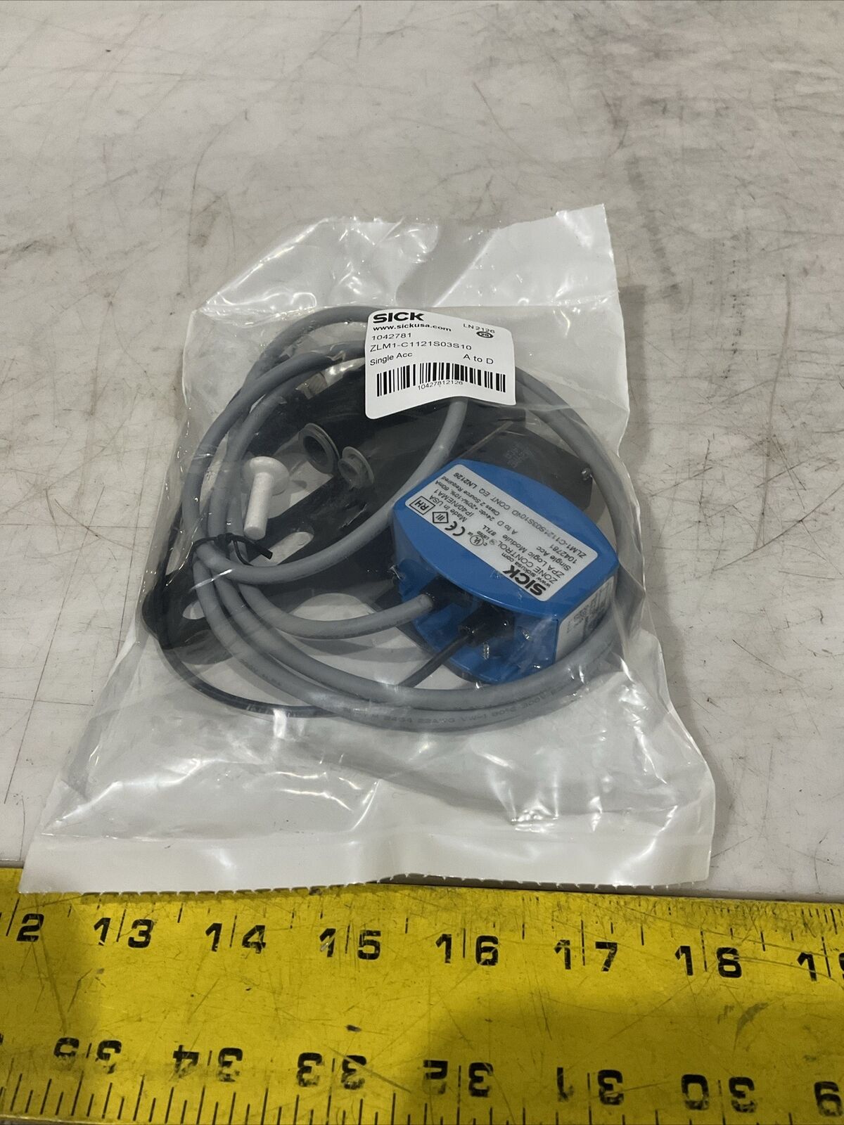 SICK ZLM 1-C1121S03S10 ZPA LOGIC MODULE 1042781 ZONE CONTROL U3S