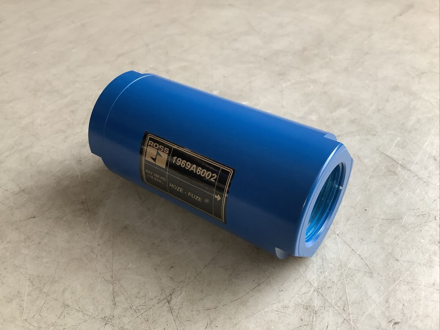 ROSS 1969A6002 HOZE-FUZE SAFETY SHUTOFF VALVE FEMALE 1” NPT U3S