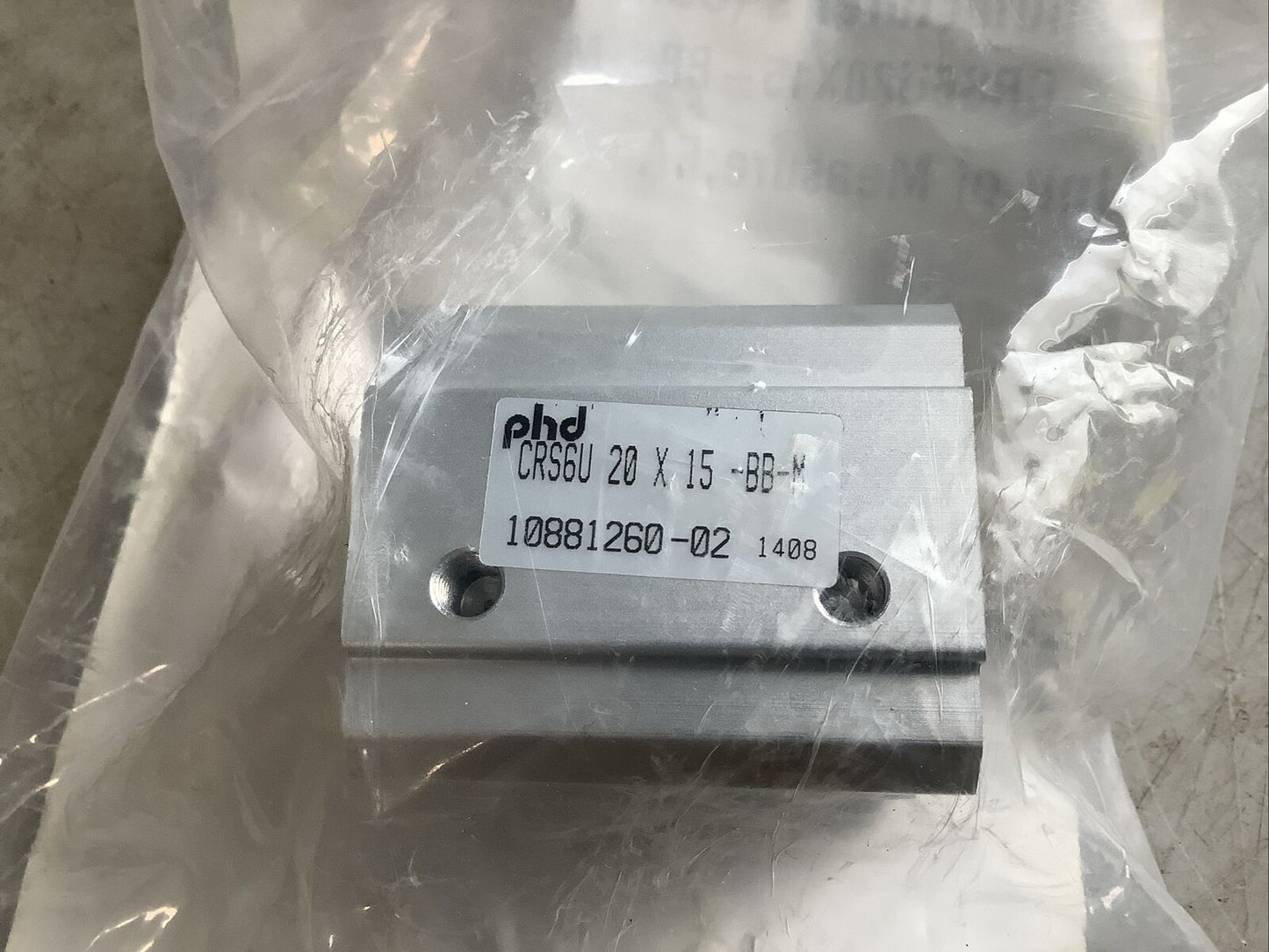 PHD CRS6U20X15-BB-M PNEUMATIC CYLINDER U3S - LOT OF 3