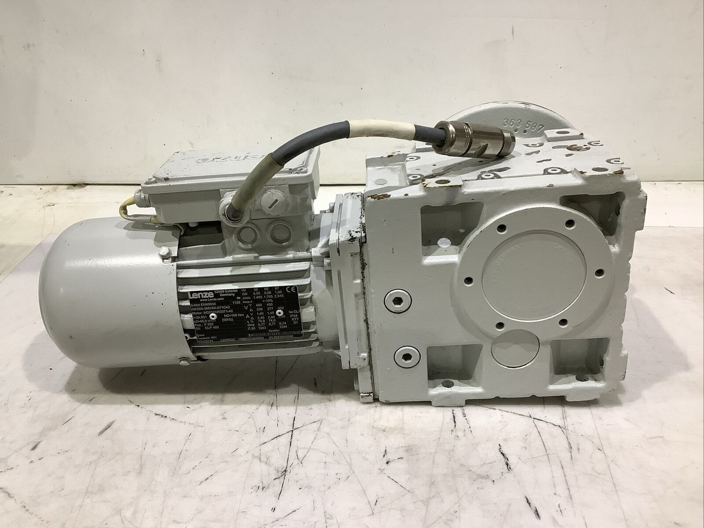 LENZE EN60034 GKS05-3MVAK-071C42 MDEMARS071-42 GEARBOX MOTOR U3S