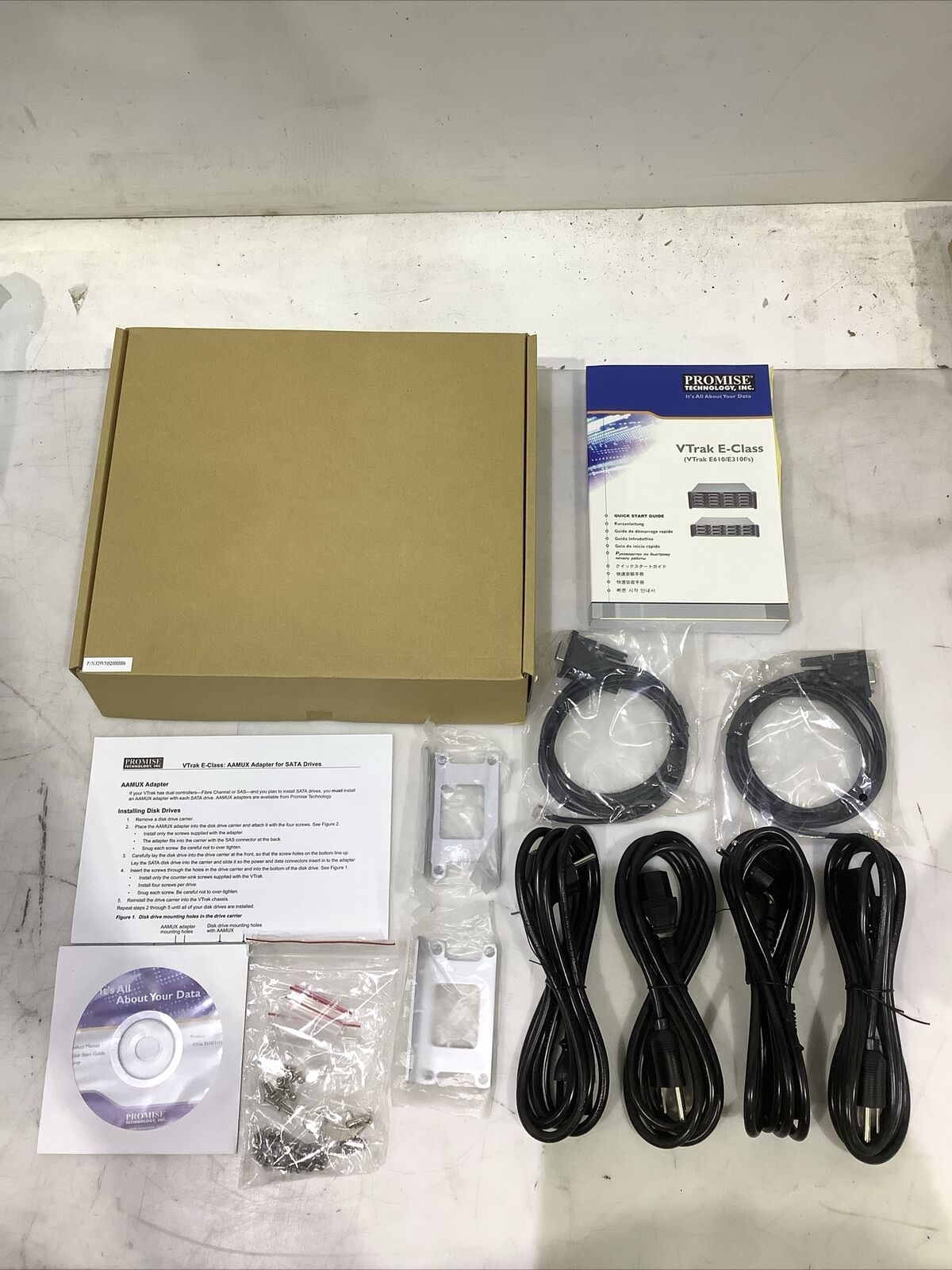 PROMISE VTRAK E310S VTE310SD 2U 12-BAY DUAL CONTROLLER SAS TO SAS RAID6 U3S