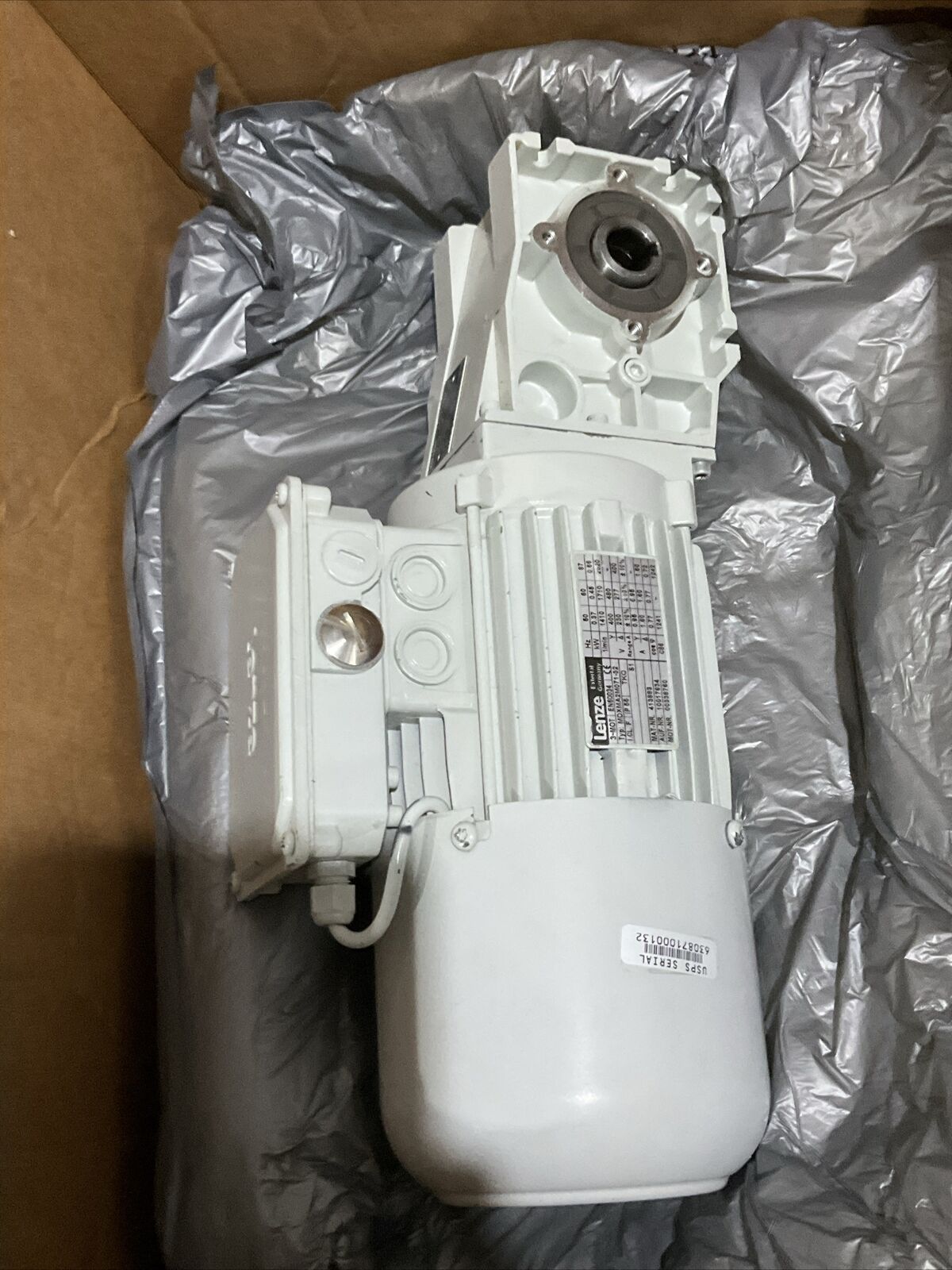 LENZE 3-MOT EN60034 MDXMA2M071-32 GEARMOTOR 50/60 HZ 1410 1/MIN U3S