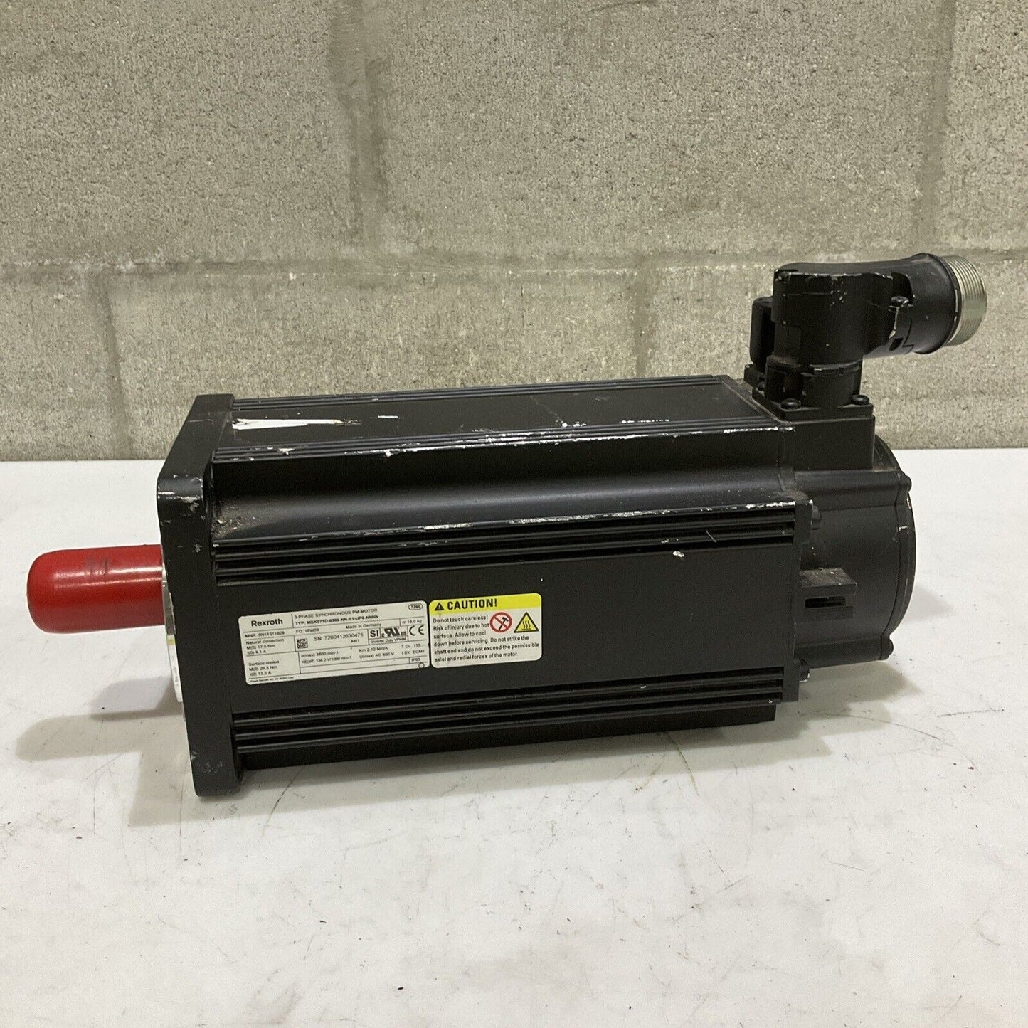 REXROTH R911311929 MSK071D-0300-NN-S1-UP0-NNNN SYNCHRONOUS PM-MOTOR  3 PH U4M