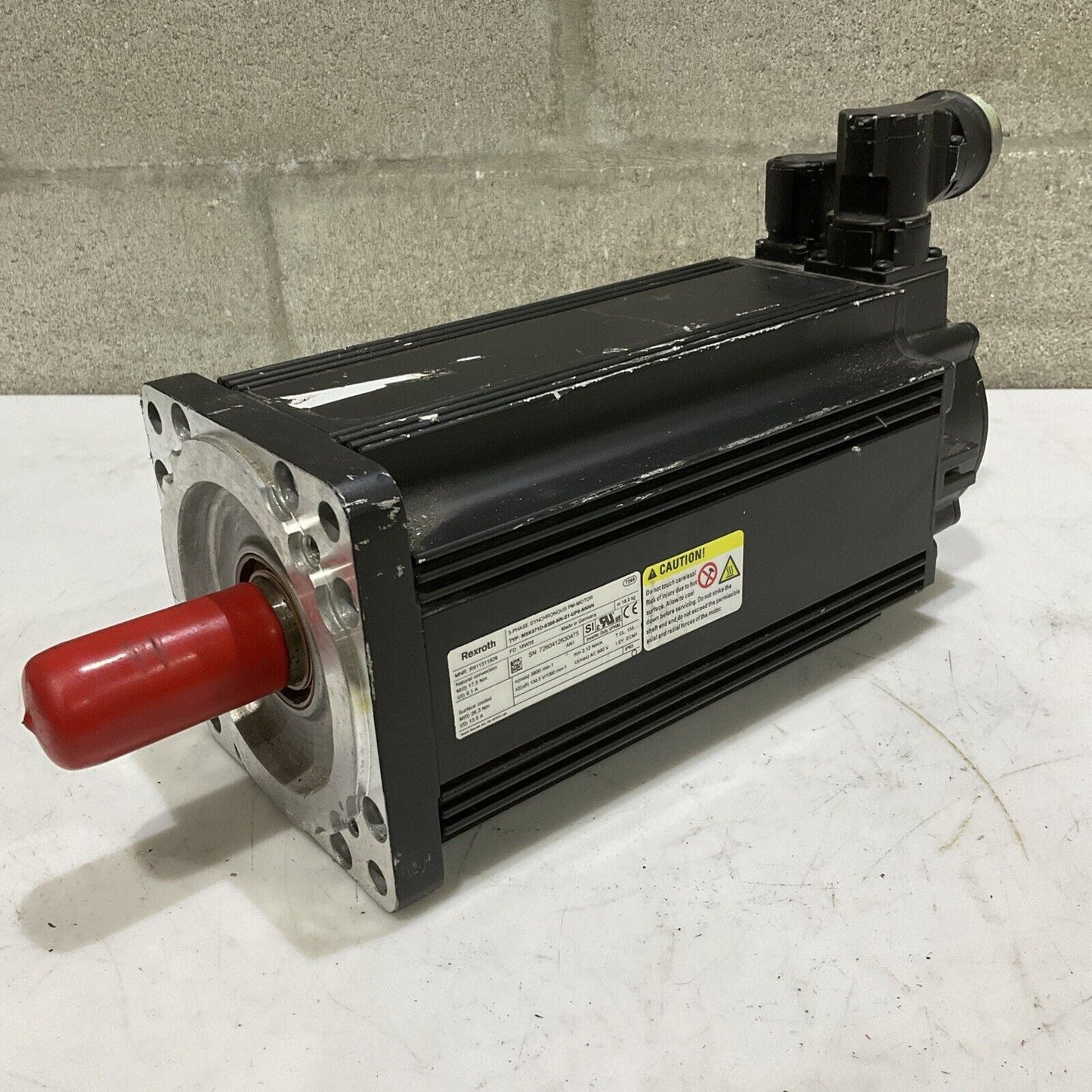 REXROTH R911311929 MSK071D-0300-NN-S1-UP0-NNNN SYNCHRONOUS PM-MOTOR  3 PH U4M