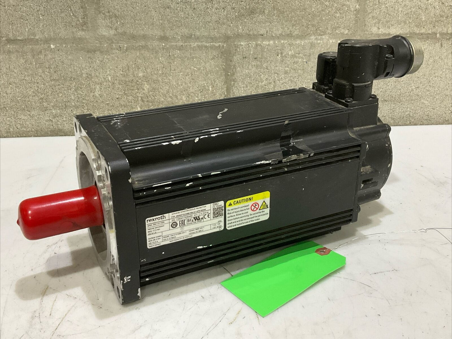 REXROTH R911311929 MSK071D-0300-NN-S1-UP0-NNNN SYNCHRONOUS PM-MOTOR  3 PH U4M