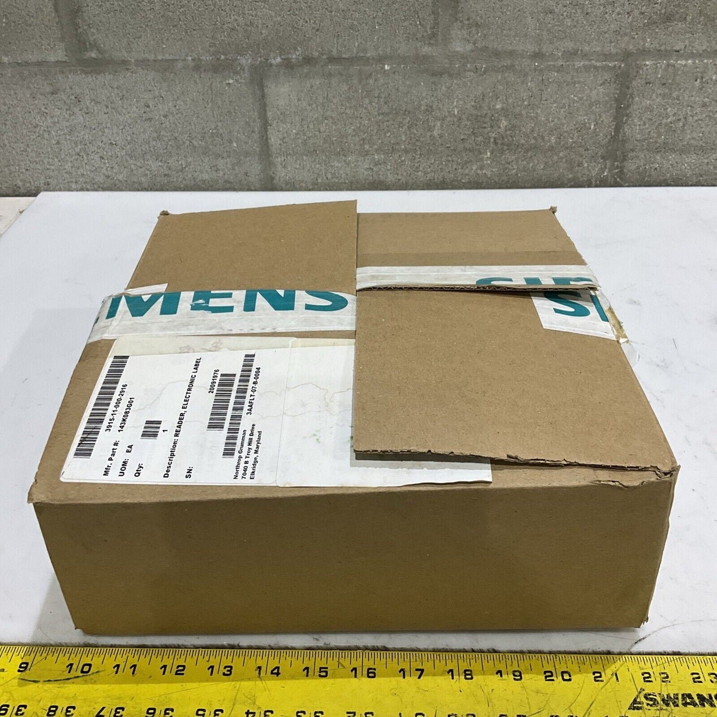 SIEMENS DIALOC MR50 20091976 ELECTRONICS LABEL READER RFID ASSEMBLY U3S