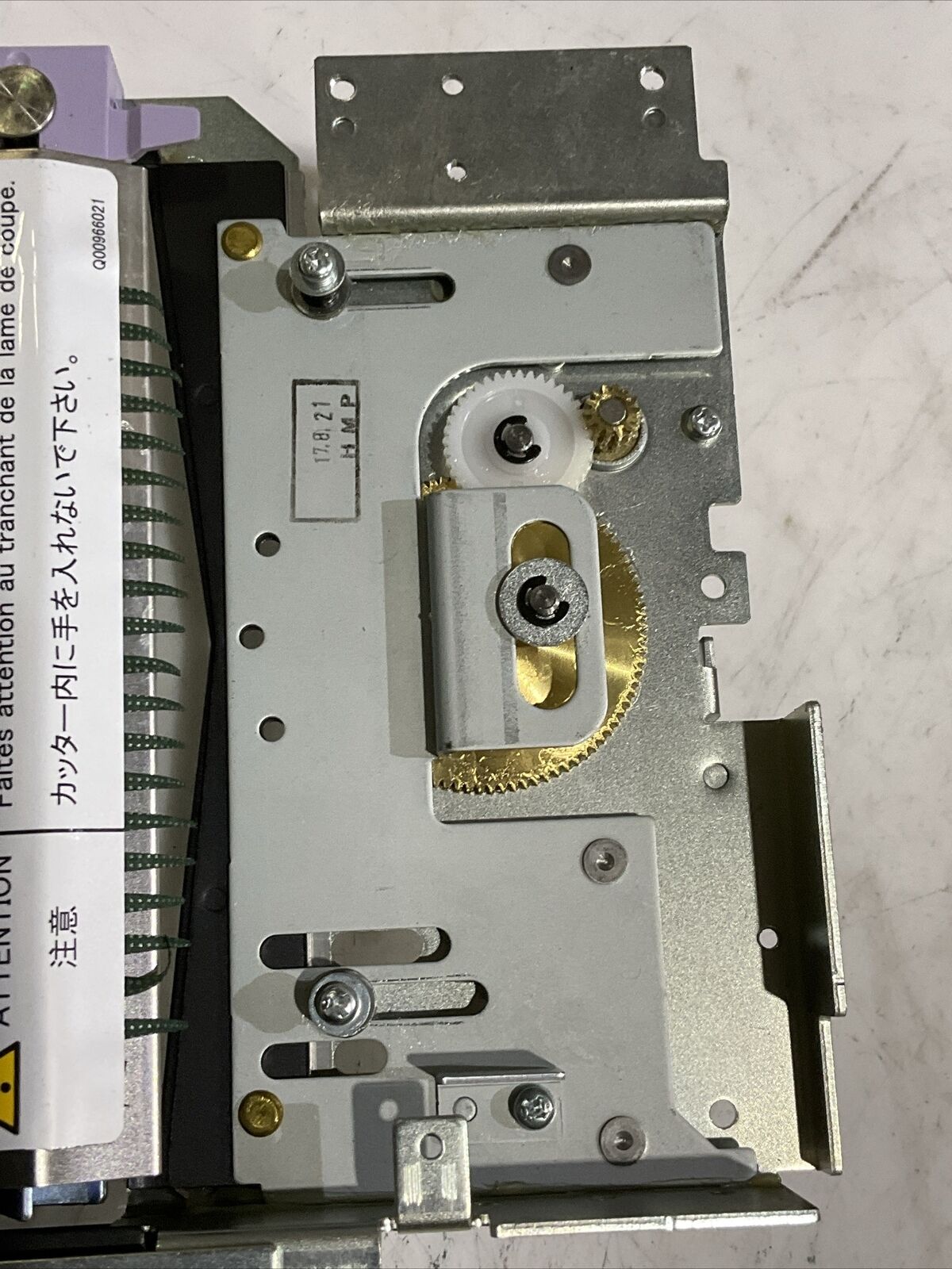 SATO R05486000 CUTTER ASSEMBLY GT4 BC PRINTER 3230-15-000-0577 U3S
