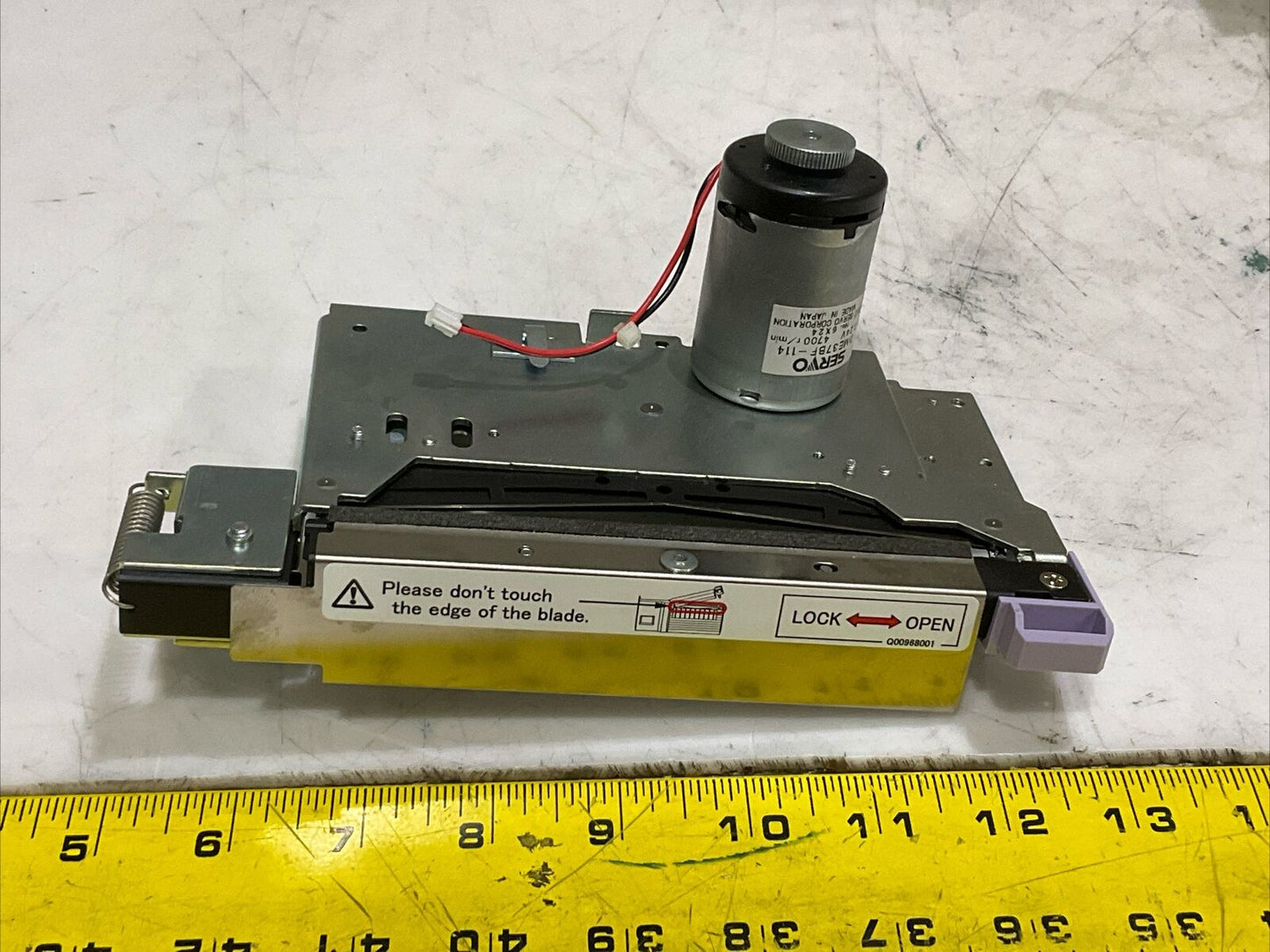 SATO R05486000 CUTTER ASSEMBLY GT4 BC PRINTER 3230-15-000-0577 U3S