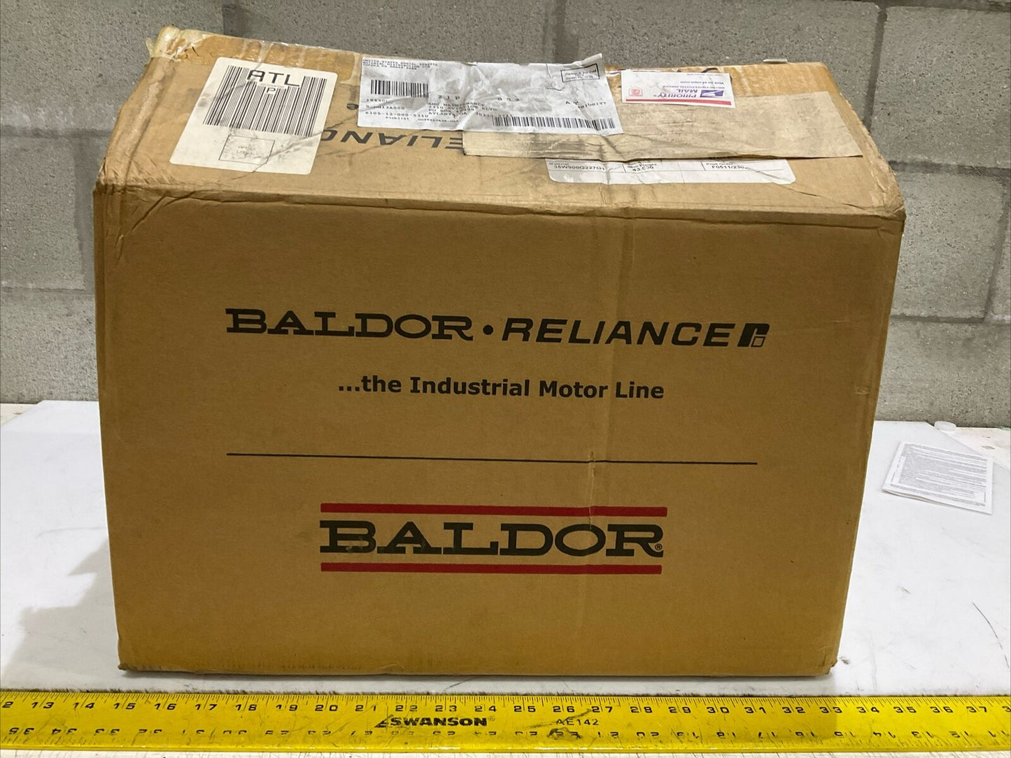 BALDOR RELIANCE 21256500 SUPER E MOTOR 60 HZ 3 PH 1 HP 208 V 1750 RPM U3S