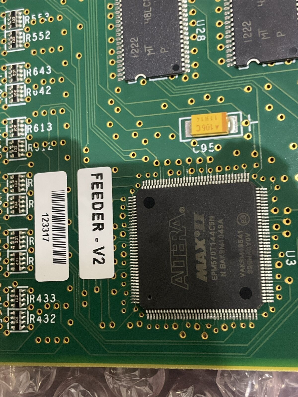 ALTERA RECOM 174K420G01 5998-11-000-5750 V2 FEEDER PROGRAMMED BOARD U3S