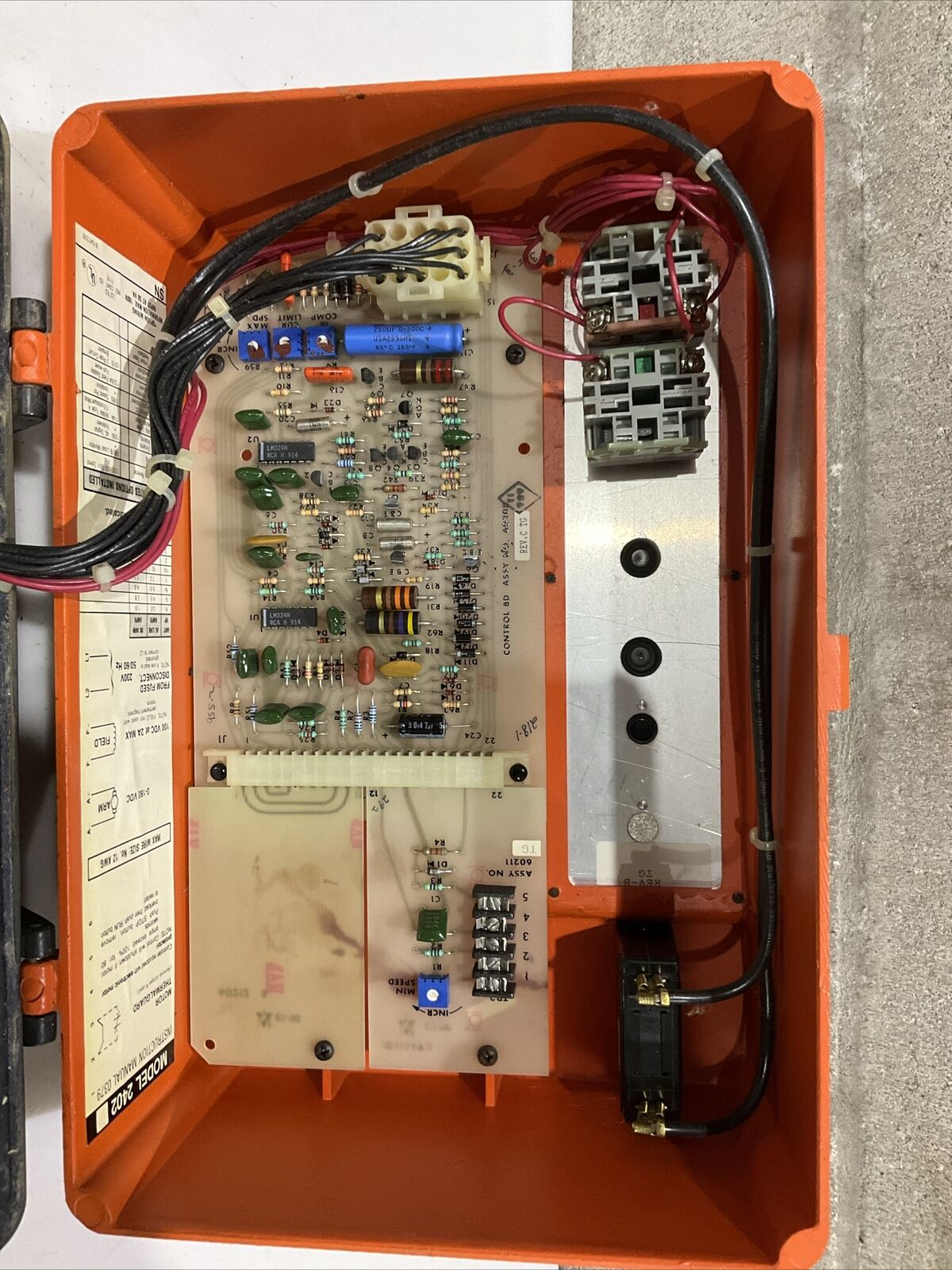 FICOR IMO 2492 2400 MKII DC MOTOR CONTROLS RM6