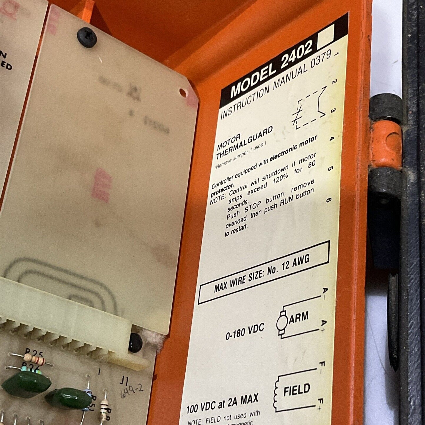 FICOR IMO 2492 2400 MKII DC MOTOR CONTROL RM6