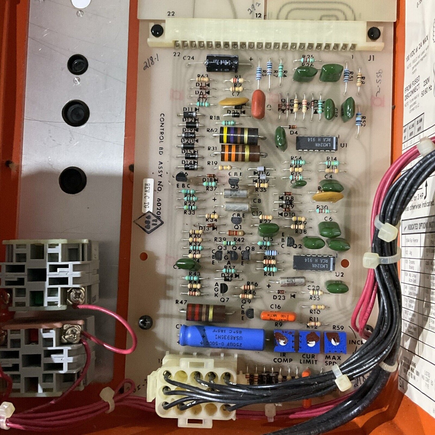 FICOR IMO 2492 2400 MKII DC MOTOR CONTROLS RM6