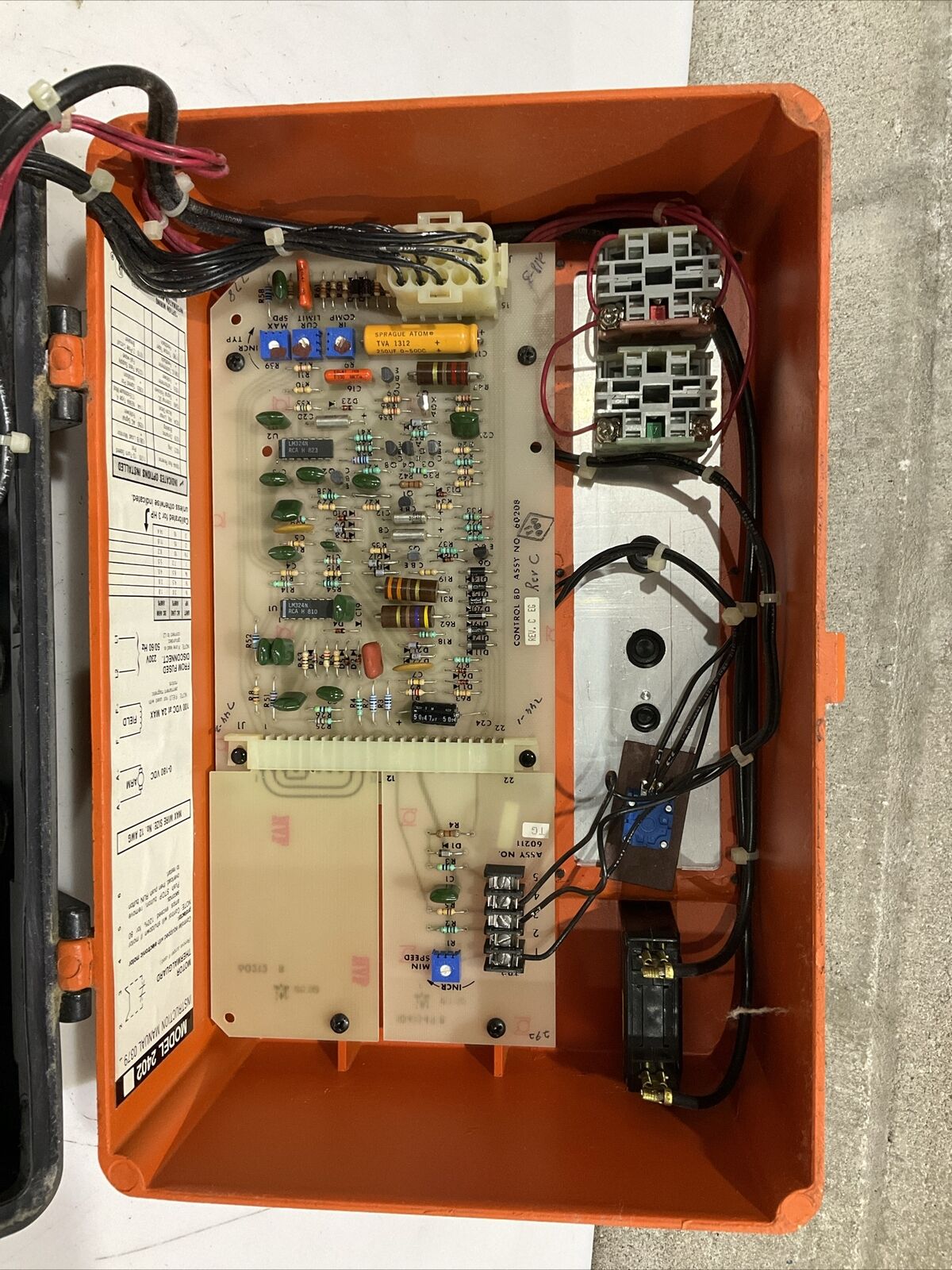 FICOR IMO 2492 2400 MKII DC MOTOR CONTROL RM6