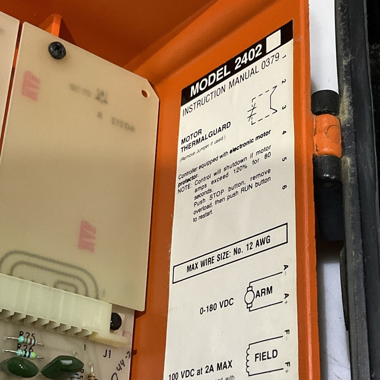 FICOR IMO 2492 2400 MKII DC MOTOR CONTROL RM6