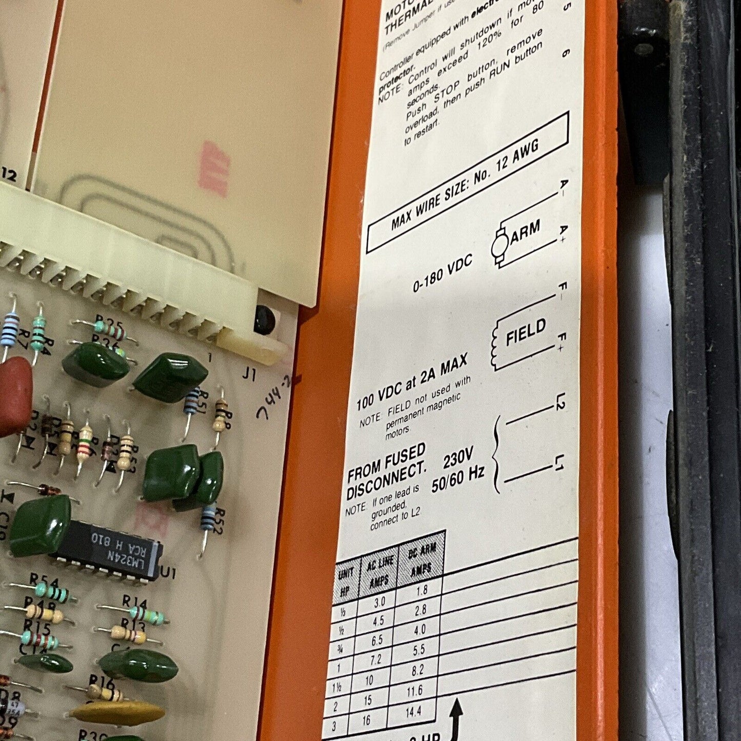 FICOR IMO 2492 2400 MKII DC MOTOR CONTROL RM6