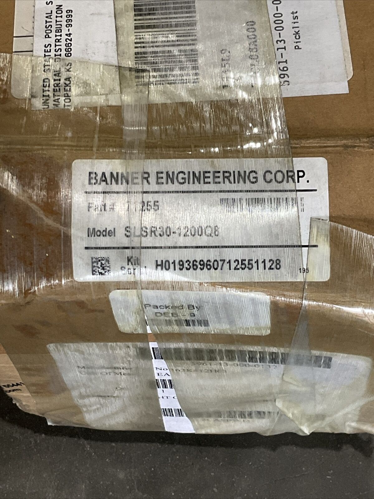 BANNER SLSR30-1200Q8 71255 LIGHT CURTAIN RECIEVER U3S