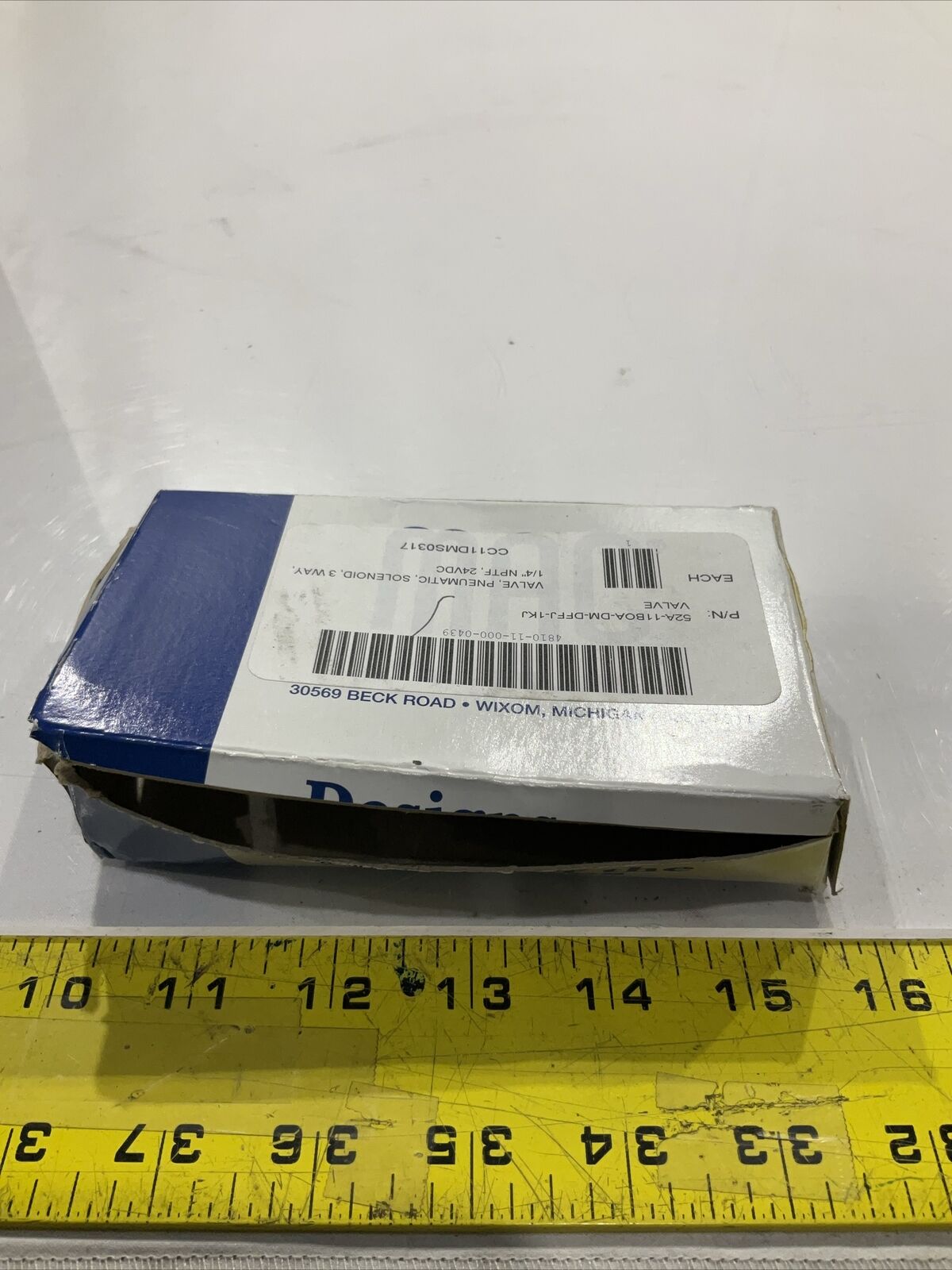 MAC 52A-11B0A-DM-DFFJ-1KJ  VALVE  PNEUMATIC SOLENOID 3 WAYS U3S