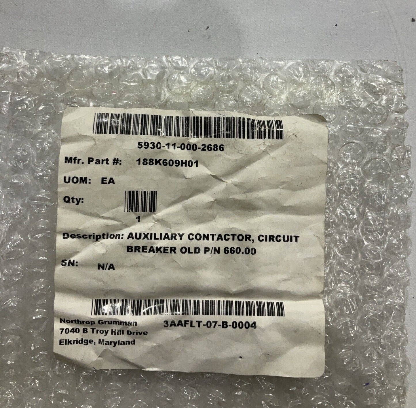 A-B ALLEN-BRADLEY  1489-AAHH3 AUXILIARY CONTACTOR  CIRCUIT BREAKER  230V  U3S