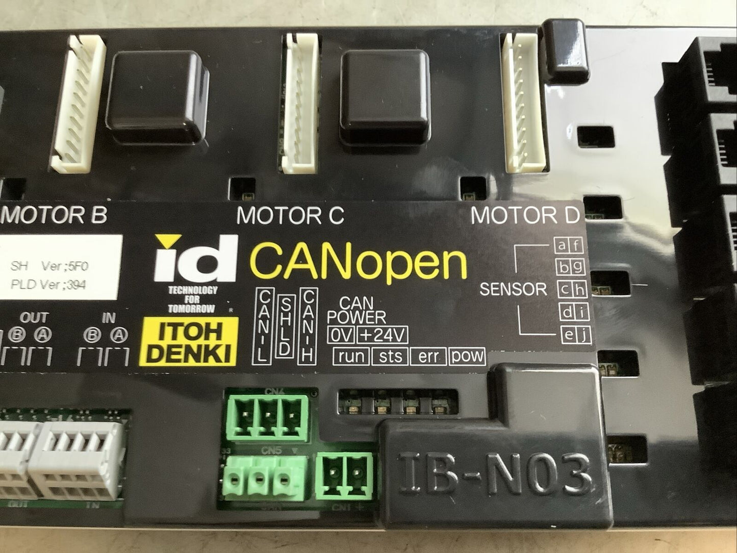 ID ITOH DENKI IB-N03 IPRS CANOPEN MOTOR MODULE U3S