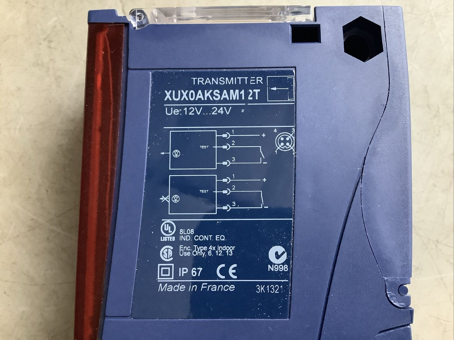 TELEMCANIQUE XUX0AKSAM12T PHOTOELECTRIC SENSOR U3S