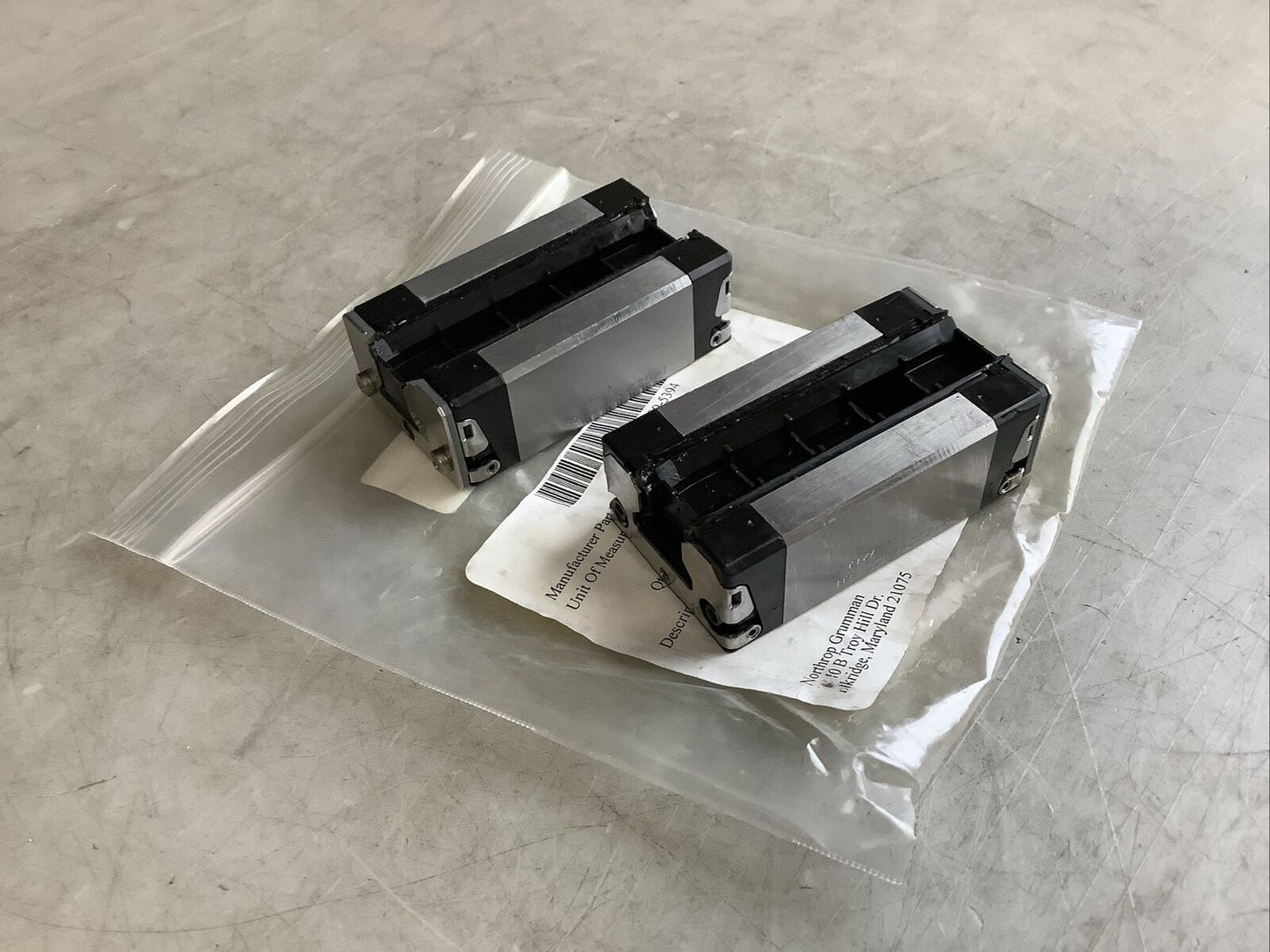 BOSCH REXROTH R162289422 LINEAR RUNNER BLOCK U3S - LOT OF 2