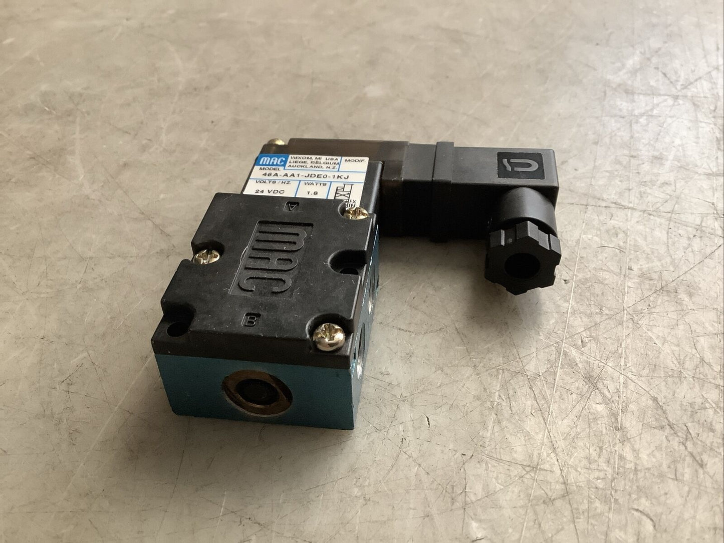 MAC 46A-AA1-JDE0-1KJ SOLENOID VALVE U3S